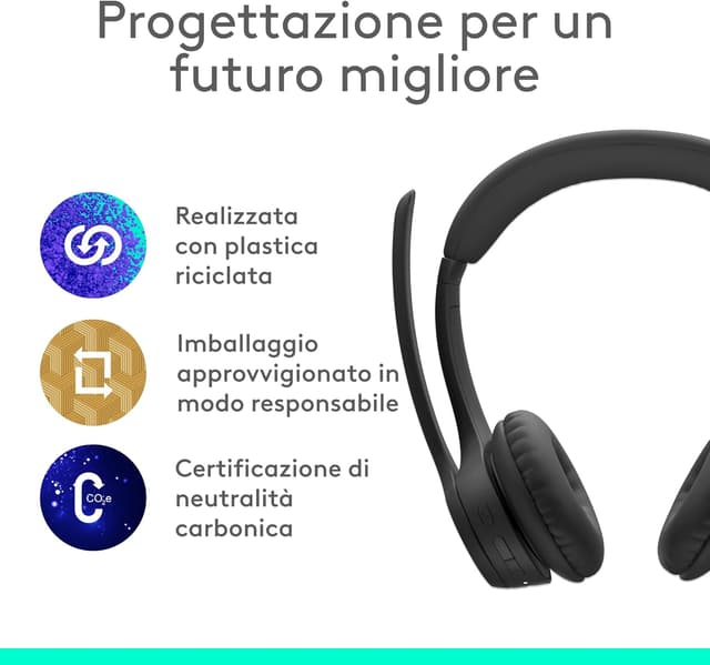 Thumbnail 6 de Logitech Zone 300 cuffia wireless 30 m 📞