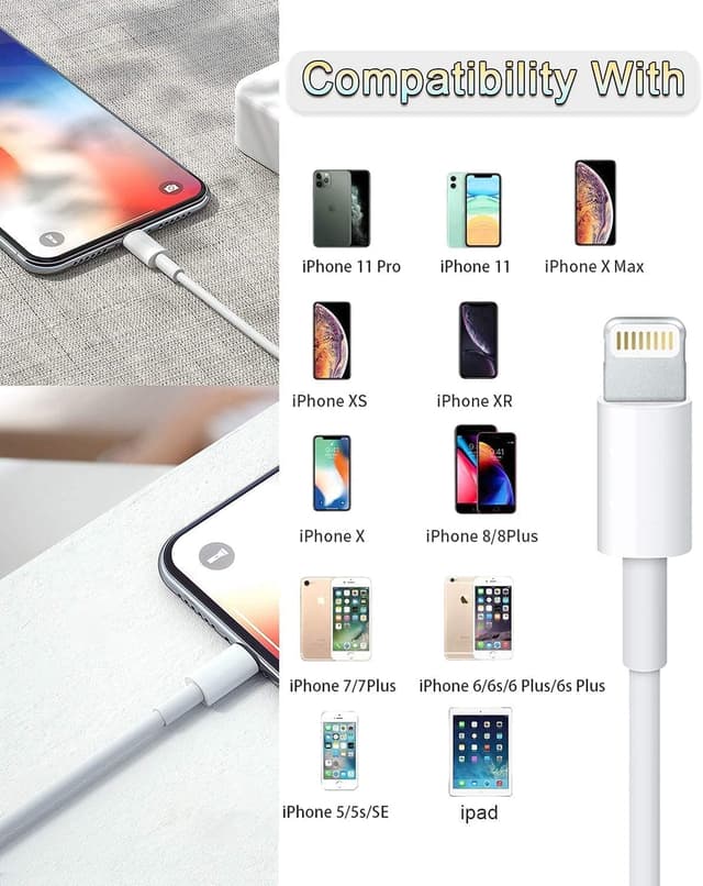 Thumbnail 4 de Susnwere 6ft iPhone charging cable