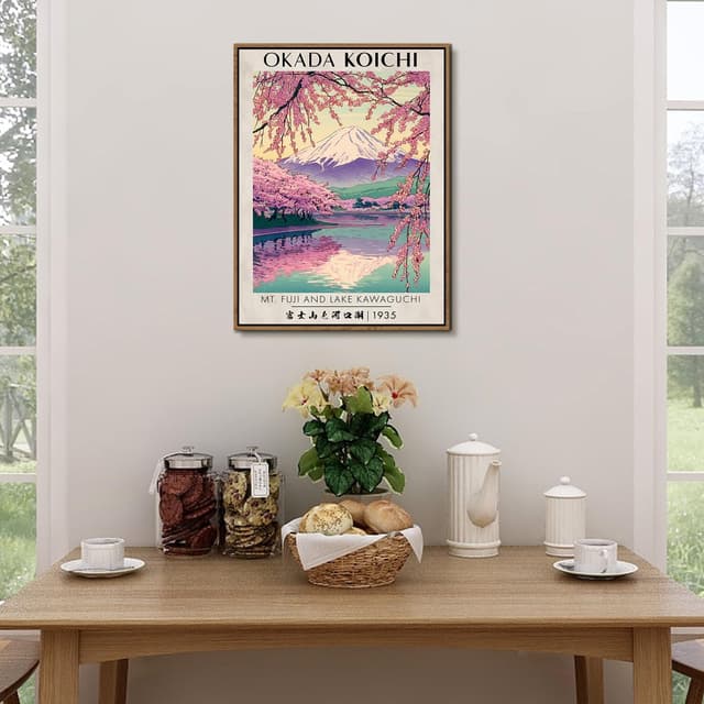 Detalle de Japanese Wall Art Fuji Mountain 12x16 inch