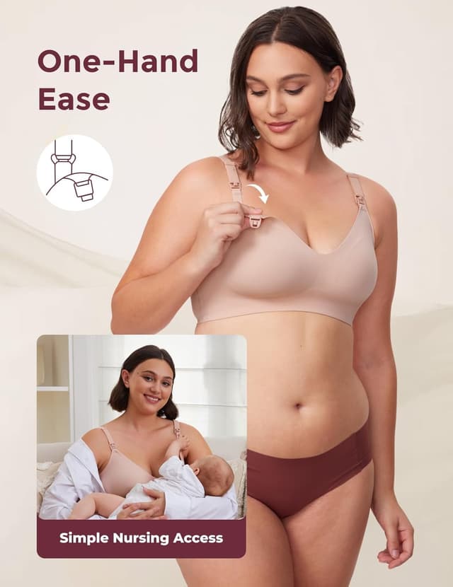 Thumbnail 6 de Momcozy Nursing Bras for Breastfeeding YN21 Seamless Maternity Bra 💃