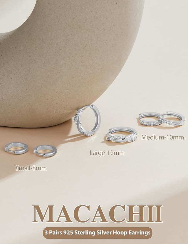 Detalle 2 de MACACHII Ohrringe 3 Paar