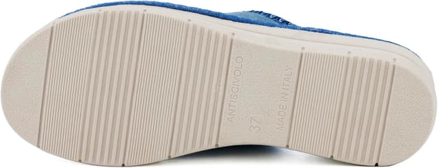 Detalle de JOMIX chaussons femme compensés hiver orthopédiques en Italie, avec strass