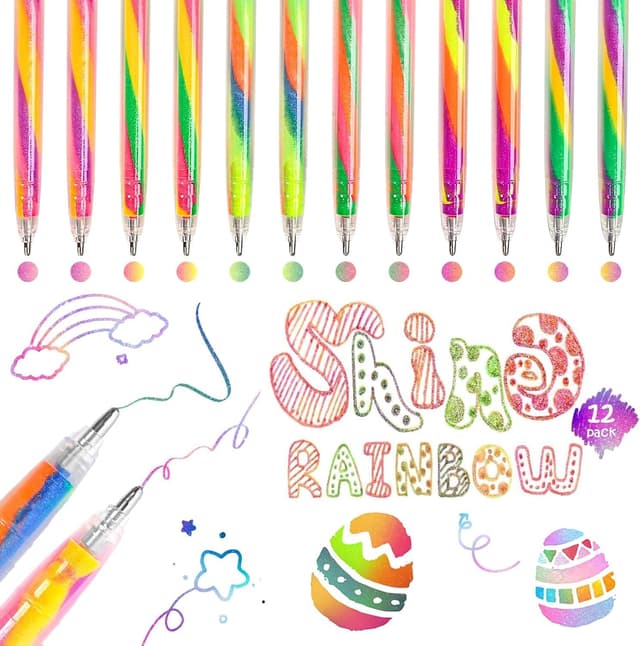Detalle de Ostergeschenke Regenbogen-Leuchtstift Set