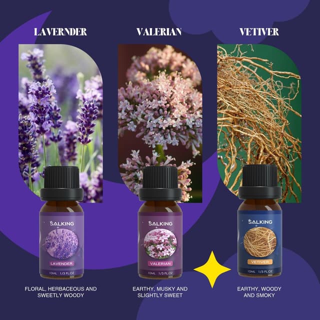 Thumbnail 2 de SALKING Aceites Esenciales para Dormir – Lavanda, Sándalo, Vetiver