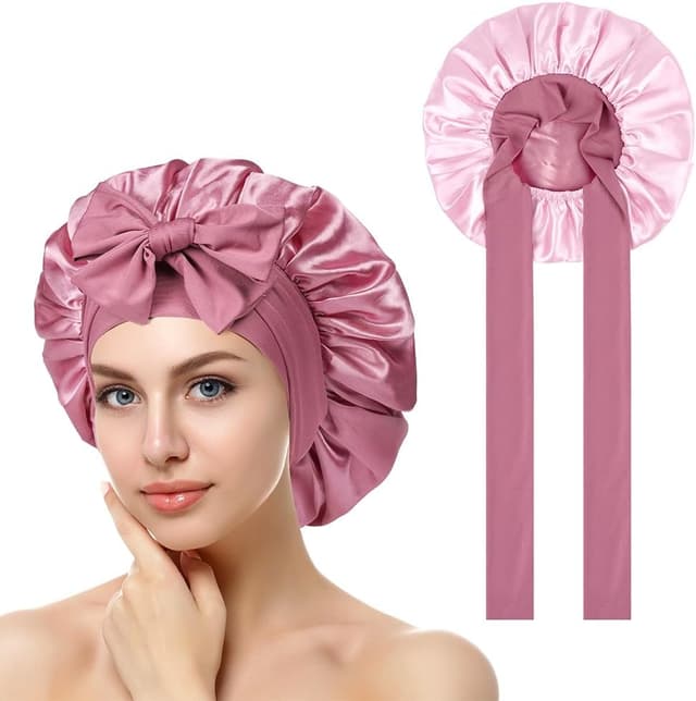 Detalle de ACWOO Satin Bonnet 1pc night cap