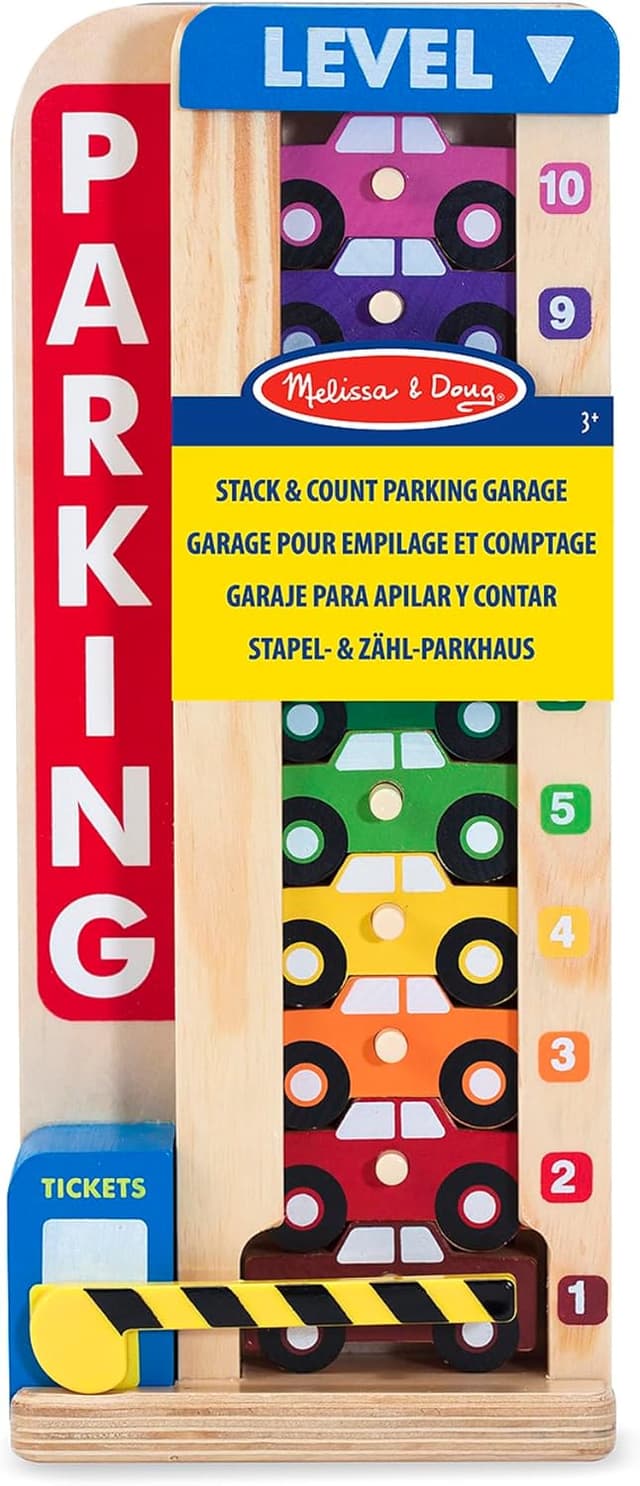 Detalle 2 de Melissa & Doug Parkhaus zum Zählen 12 Teile