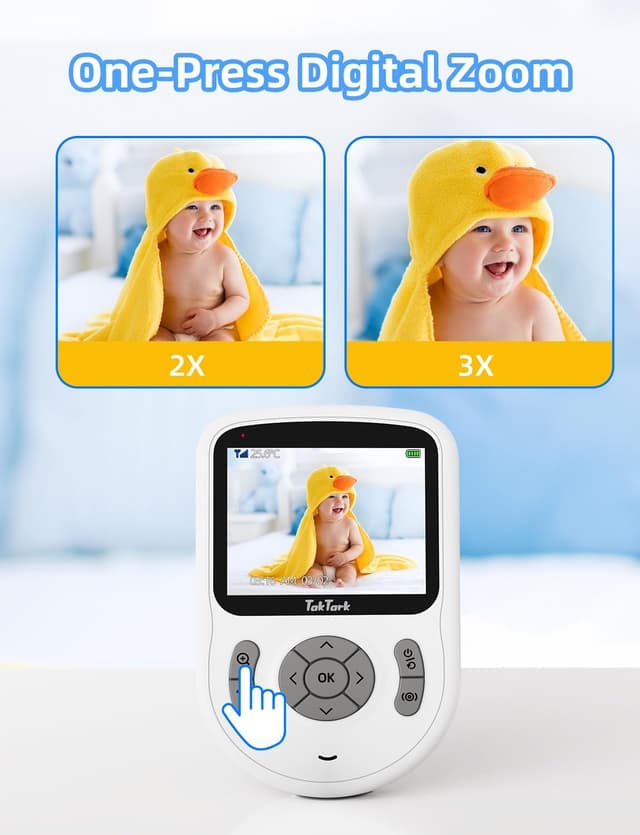 Detalle 2 de TakTark babyphone vidéo 720p 2,8 pouces
