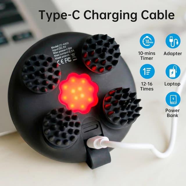 Detalle 2 de COMFIER Massaggiatore Cuoio Capelluto 330 g