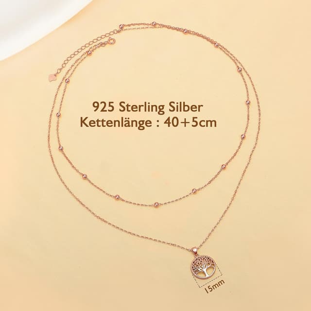 Thumbnail 5 de Lydreewam Lebensbaum Kette 40+5 cm