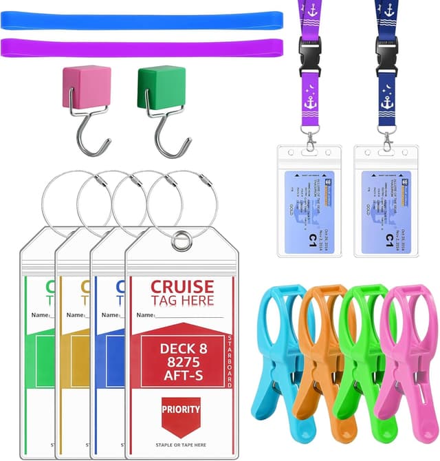 Imagen de Lammcou Étiquettes Valise XXL Croisière Set 📎⟡ en OfertitasTOP