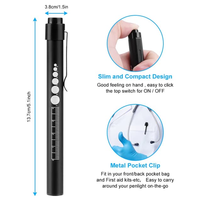 Detalle 2 de flintronic Torcia Penna LED per esami