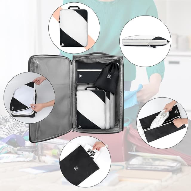 Thumbnail 6 de AiQInu Organizer Valigia 5 Pezzi Set