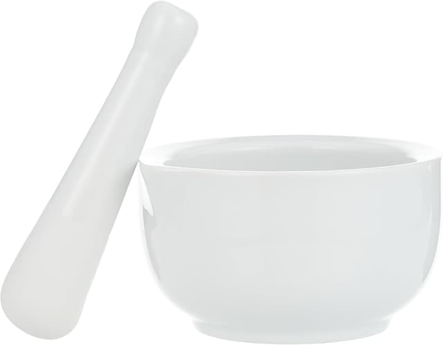 Thumbnail 3 de Fackelmann Mortero de Cerámica Blanco para Especias y Aliños 🥄