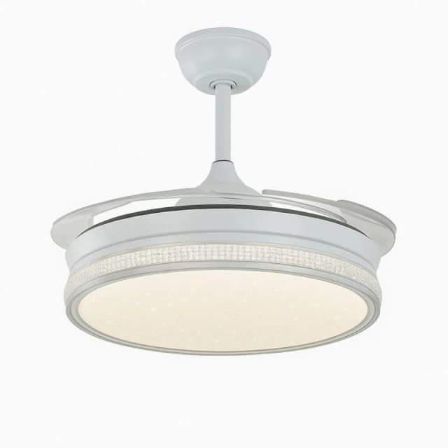 Detalle 2 de Klack Aspas Retráctiles ventilador 106 cm LED