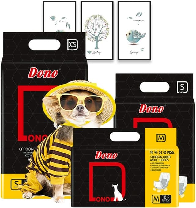 Thumbnail 1 de Dono Pannolini usa e getta per cani maschi, super assorbenti