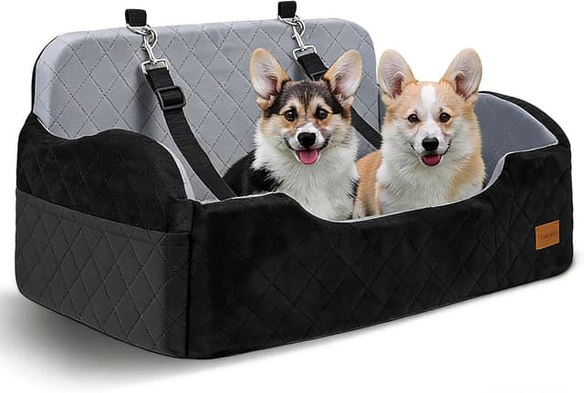 Imagen de Asiento de Coche para Perros 25 kg 2 Perros en OfertitasTOP