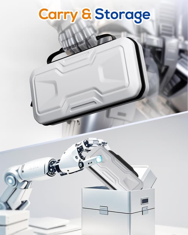 Detalle de FYOUNG Switch 2 Tasche + Hülle + Schutzfolie-Set (5-in-1) für Nintendo Switch 2 – Weiß