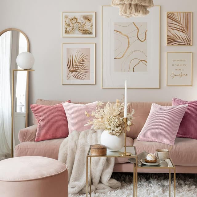 Thumbnail 3 de Topfinel Kissenbezug Rosa 40x40 4er Set