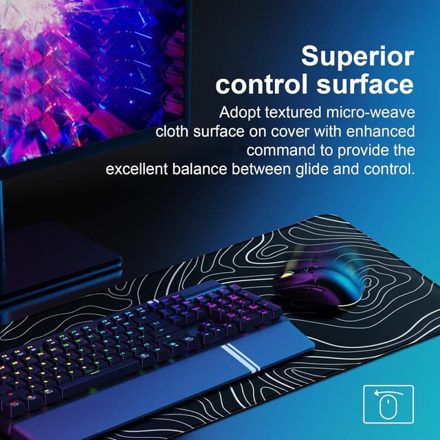 Detalle de DAWNTREES Extended Desk Pad 900 x 400mm