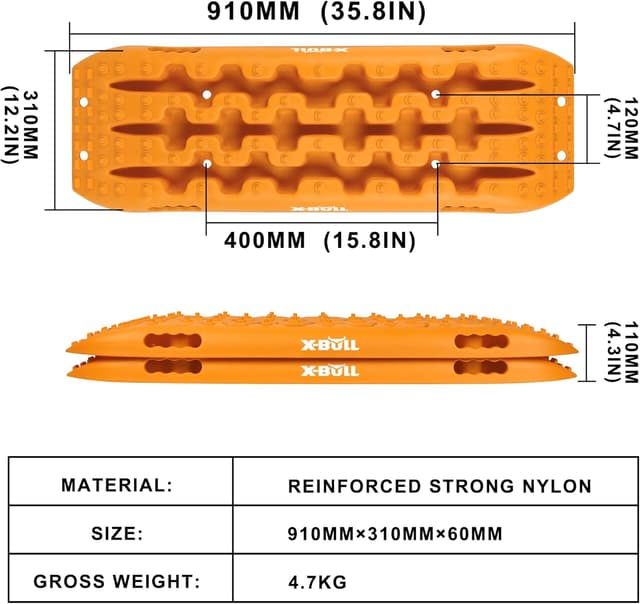 Thumbnail 2 de X-BULL New Recovery Traction Tracks 35.8in