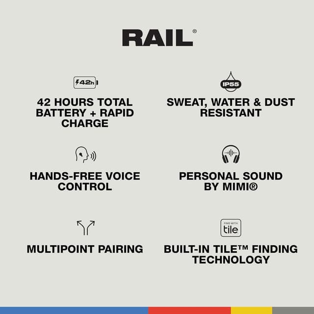 Thumbnail 3 de Skullcandy Rail Wireless Earbuds 42h