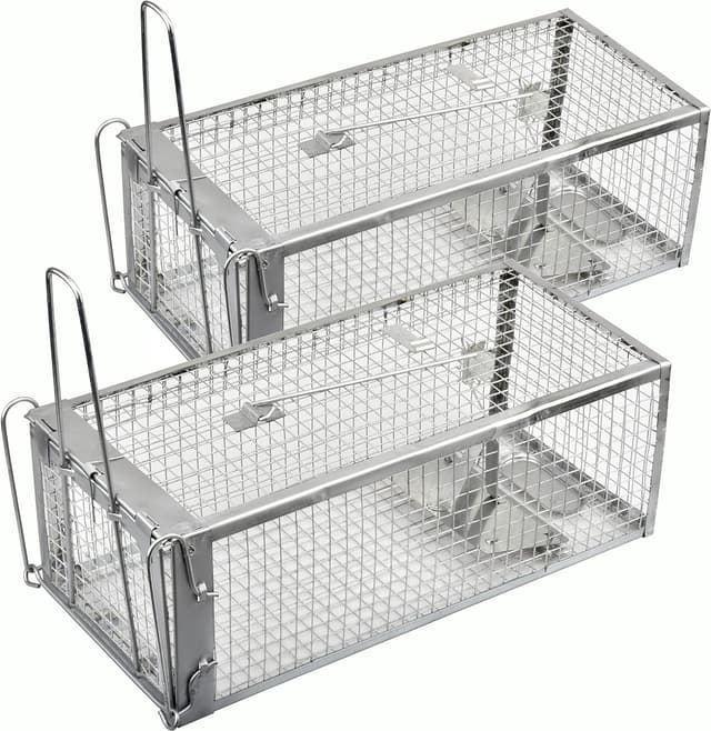Imagen de Anyhall 2-Pack Humane Live Mouse Cage Traps 🐭 en OfertitasTOP