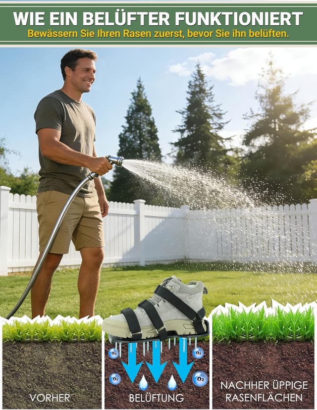 Thumbnail 1 de Sandales Aérateur Pelouse avec 13 pointes 48 mm