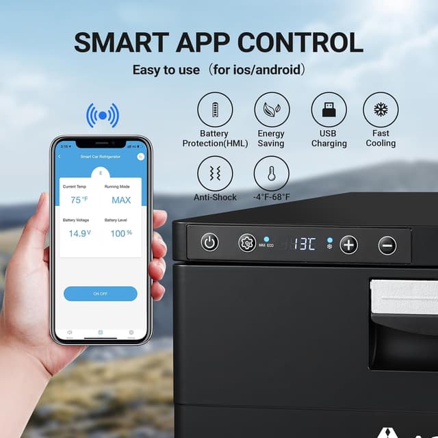 Thumbnail 4 de AAOBOSI 31L Drawer Campervan Fridge