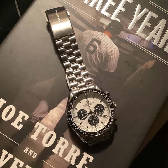 Detalle de Pagani Design 1701 : montre à quartz chronographe homme étanche 100 m, verre saphir