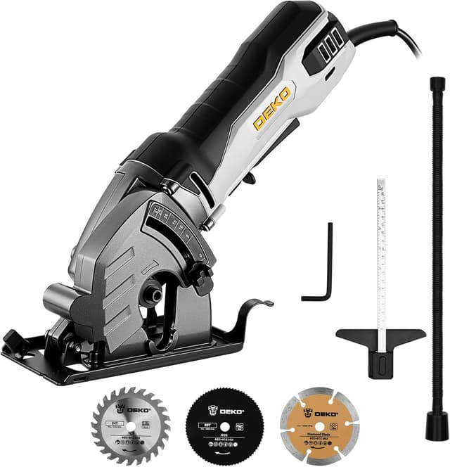 Detalle de DEKOPRO Mini Circular Saw 600W 85mm