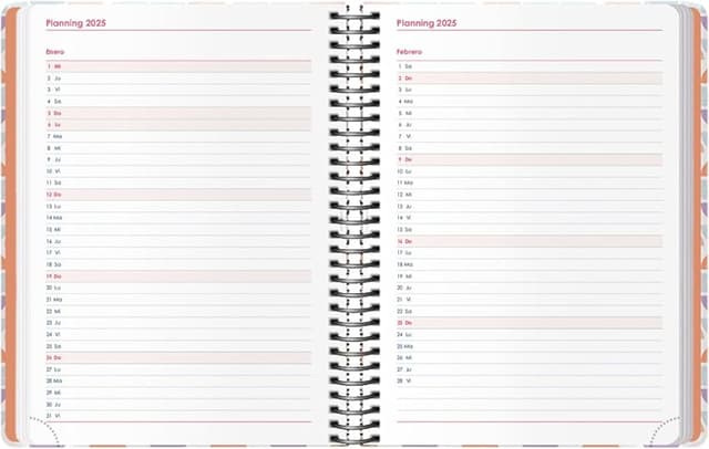 Thumbnail 3 de Dohe Agenda 2025 Día Página A5 — 12 meses