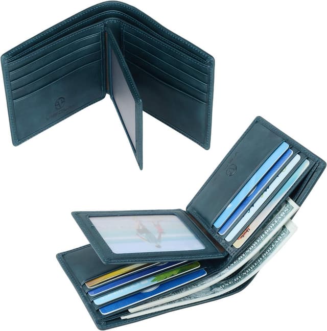 Thumbnail 2 de VISOUL Cartera Hombre Piel RFID 12 ranuras