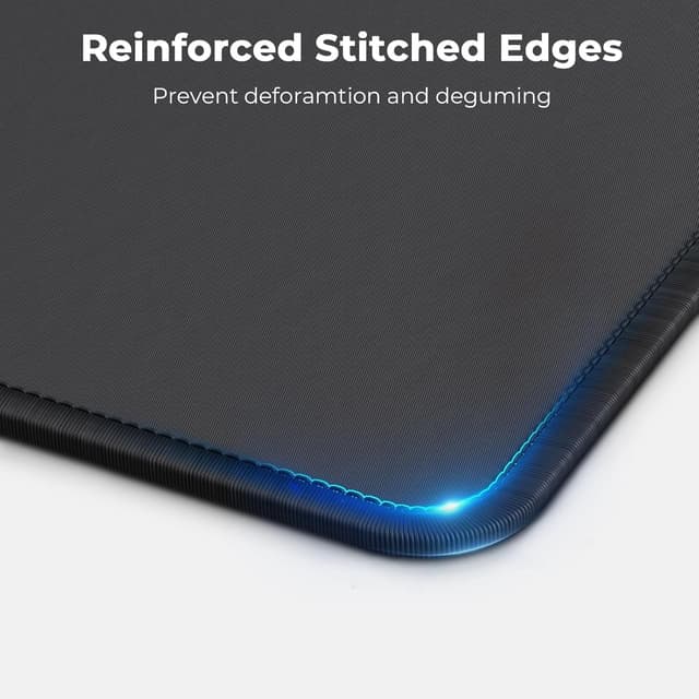 Detalle 2 de Cimetech tappetino per mouse 3 mm con base antiscivolo e fibra superfine lavabile, nero