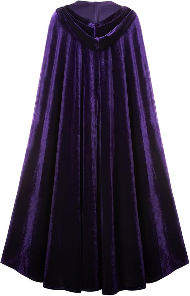 Thumbnail 2 de SCARLET DARKNESS Cape Renaissance maxi en velours