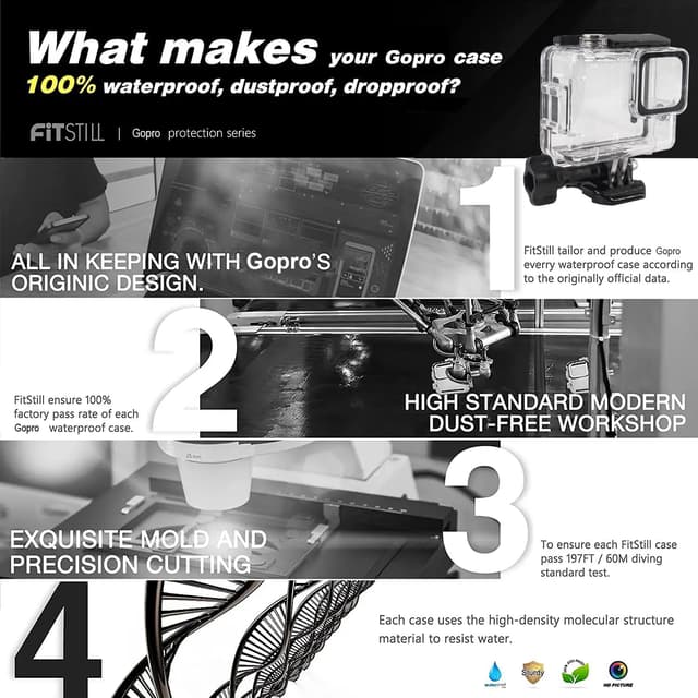 Thumbnail 1 de FitStill 45 M Unterwassergehäuse für GoPro