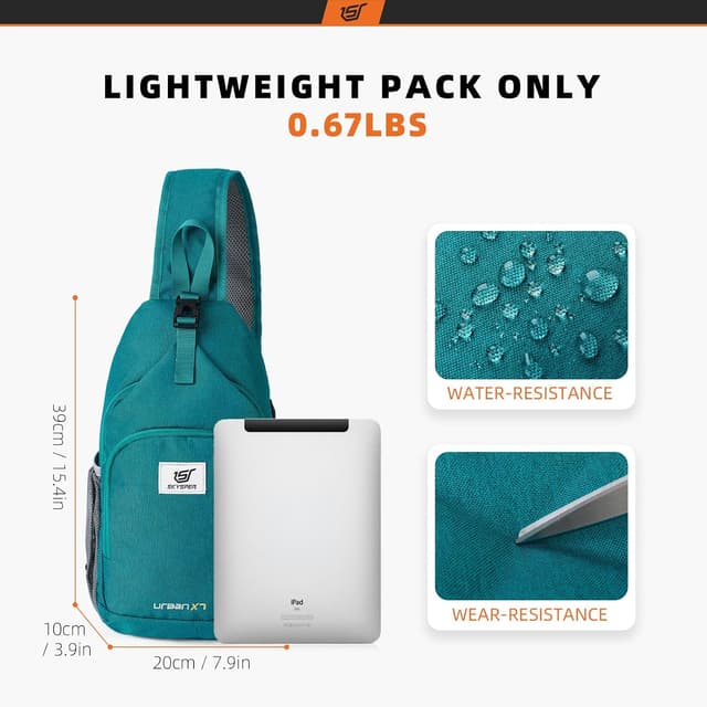 Detalle 1 de SKYSPER RFID sling bag 7l