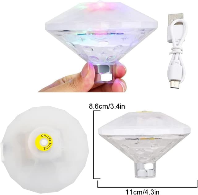 Thumbnail 5 de Caxmtu Schwimmende Pool-LED-Lampe 7 Modi