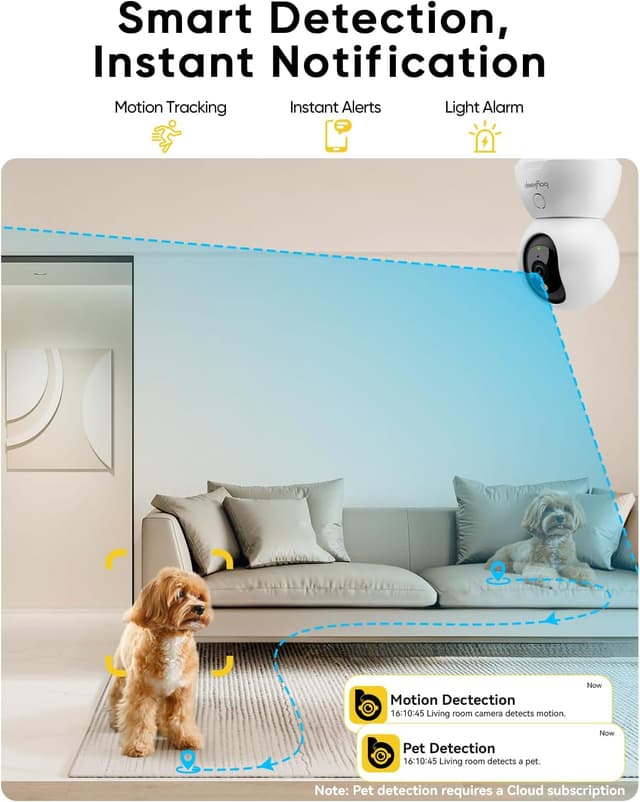 Detalle de BoyKeep indoor security camera 2K