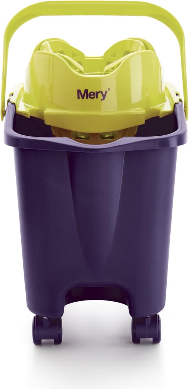 Thumbnail 2 de Mery Set Cubo y Fregona Microfibra 🚫 Absorbente y Ruedas 360°