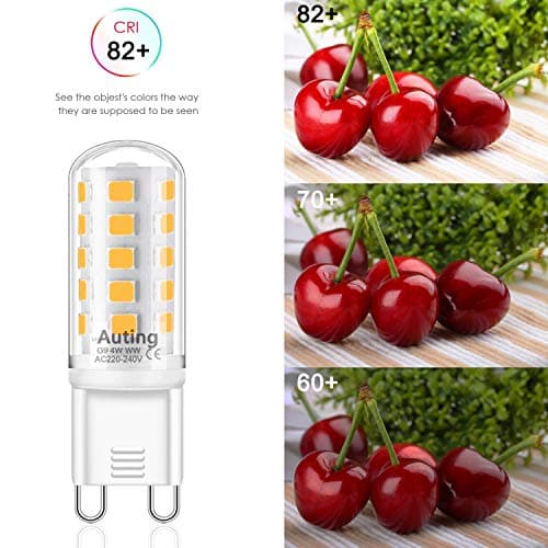 Thumbnail 3 de Auting Bombillas LED G9 Regulables, 4W, 10 Unidades