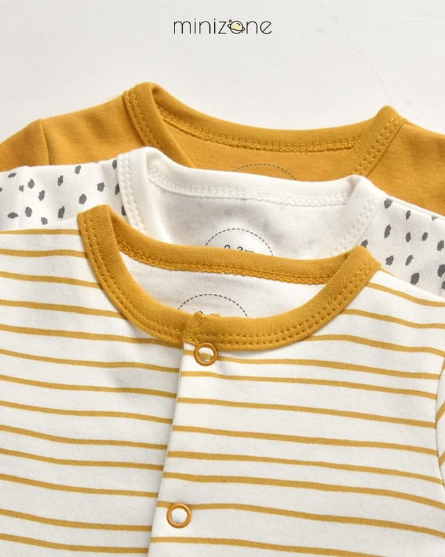 Detalle de Minizone Baby Romper Set 3pcs, 6-9 Months
