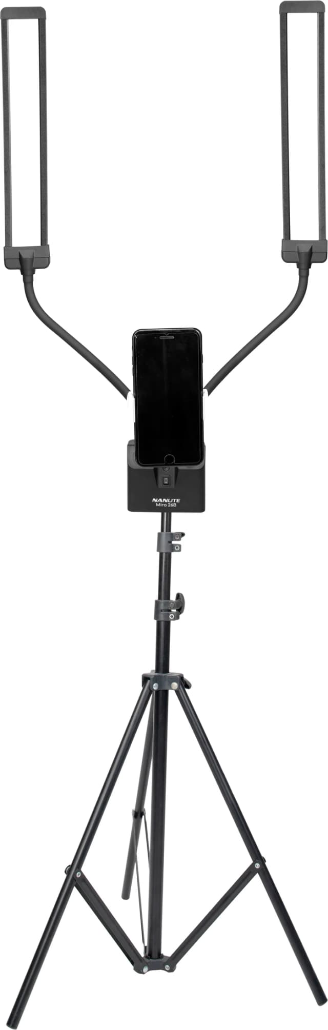 Detalle de Nanlite Mira 26B Beauty Light + Stativ – Studiolampe für weiches Licht in Vlogs & Selfies