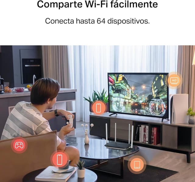 Thumbnail 6 de Mercusys MB135-4G router 4G LTE Cat4 64 dispositivos