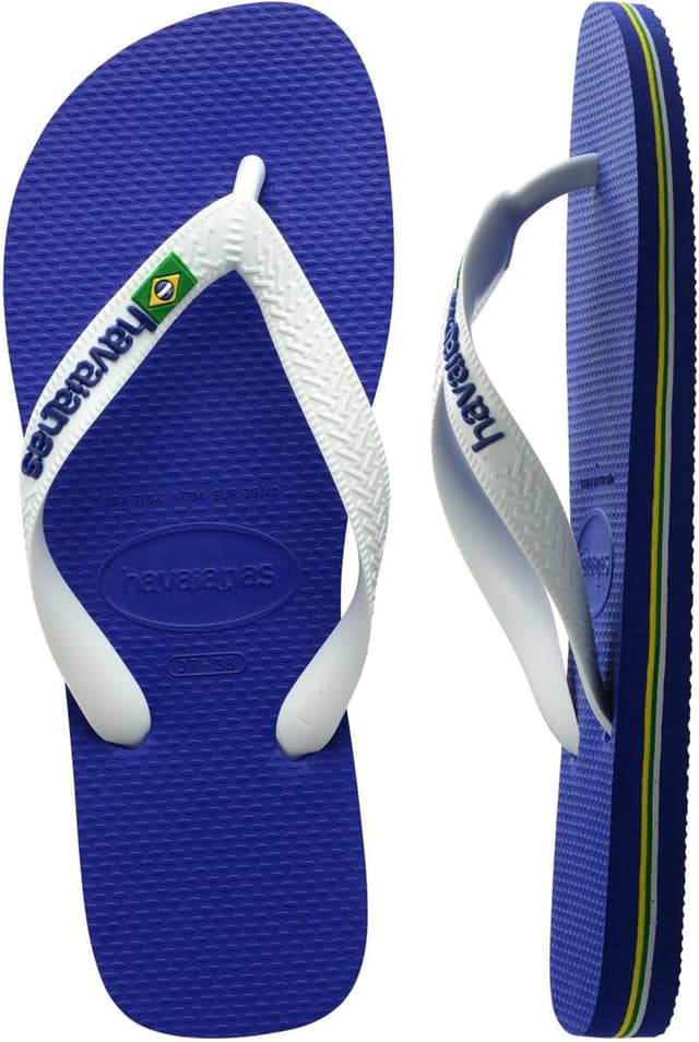 Detalle de Havaianas Brasil Logo (Mini Me) unisex kids flip-flops