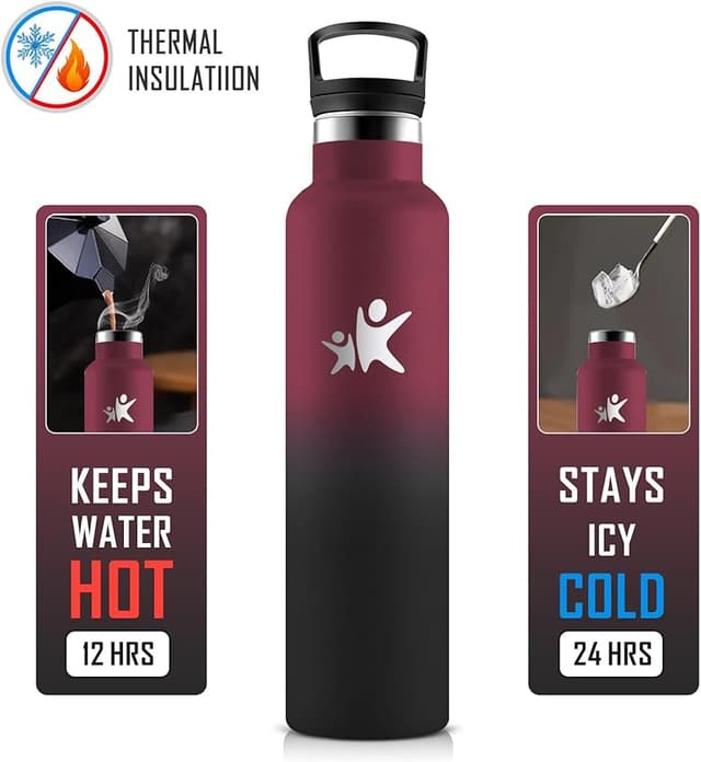 Thumbnail 2 de KollyKolla Botella de acero inoxidable 1 L