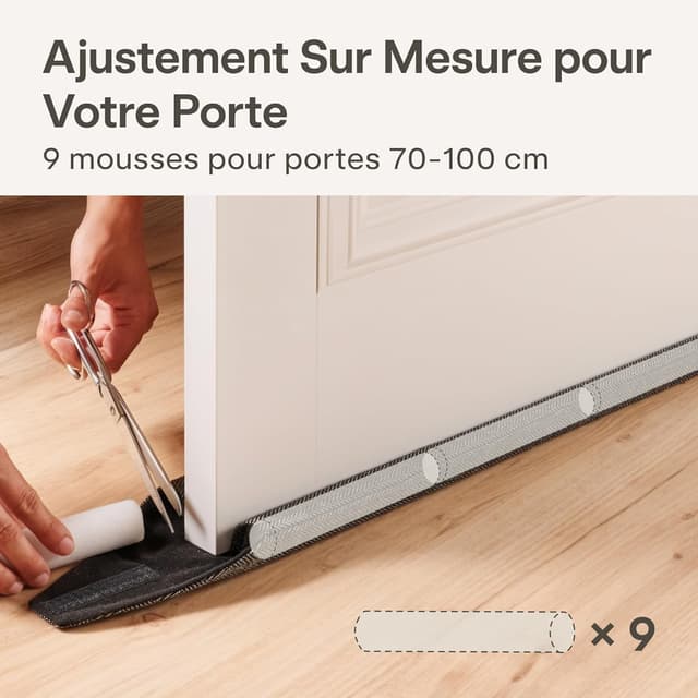 Thumbnail 2 de Praknu Boudin de Porte 70–100 cm Gris