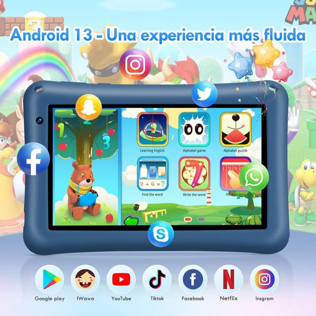 Thumbnail 1 de BRILLAR Tablet para Niños 7 Pulgadas