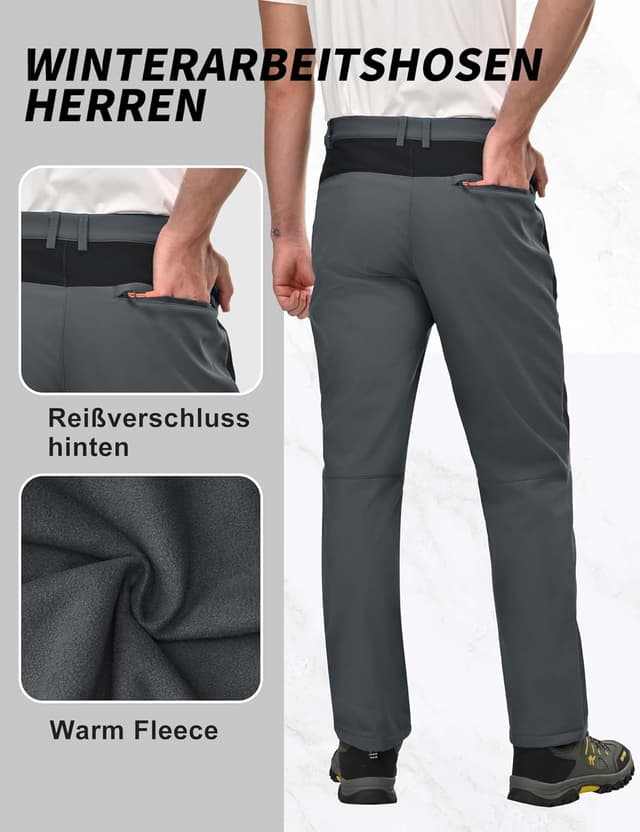 Thumbnail 2 de HFDWYJ Pantaloni impermeabili invernali uomo