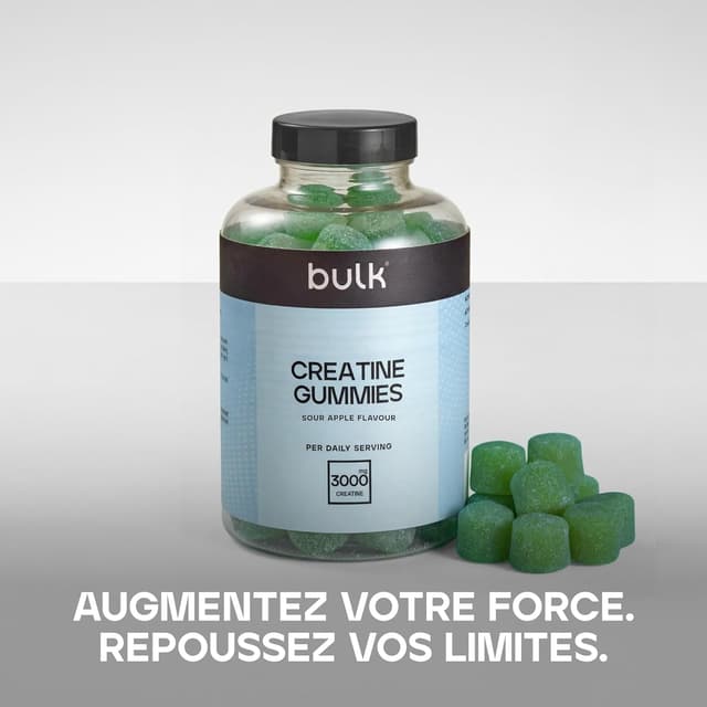 Detalle 2 de Bulk Gummies créatine 60 gommes 🍬