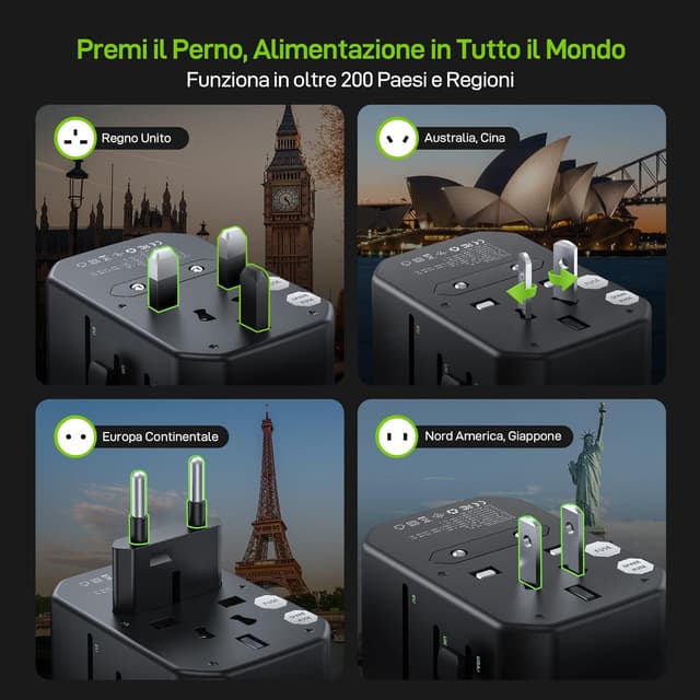 Thumbnail 4 de EPICKA Reiseadapter 45W USB Reiseadapter
